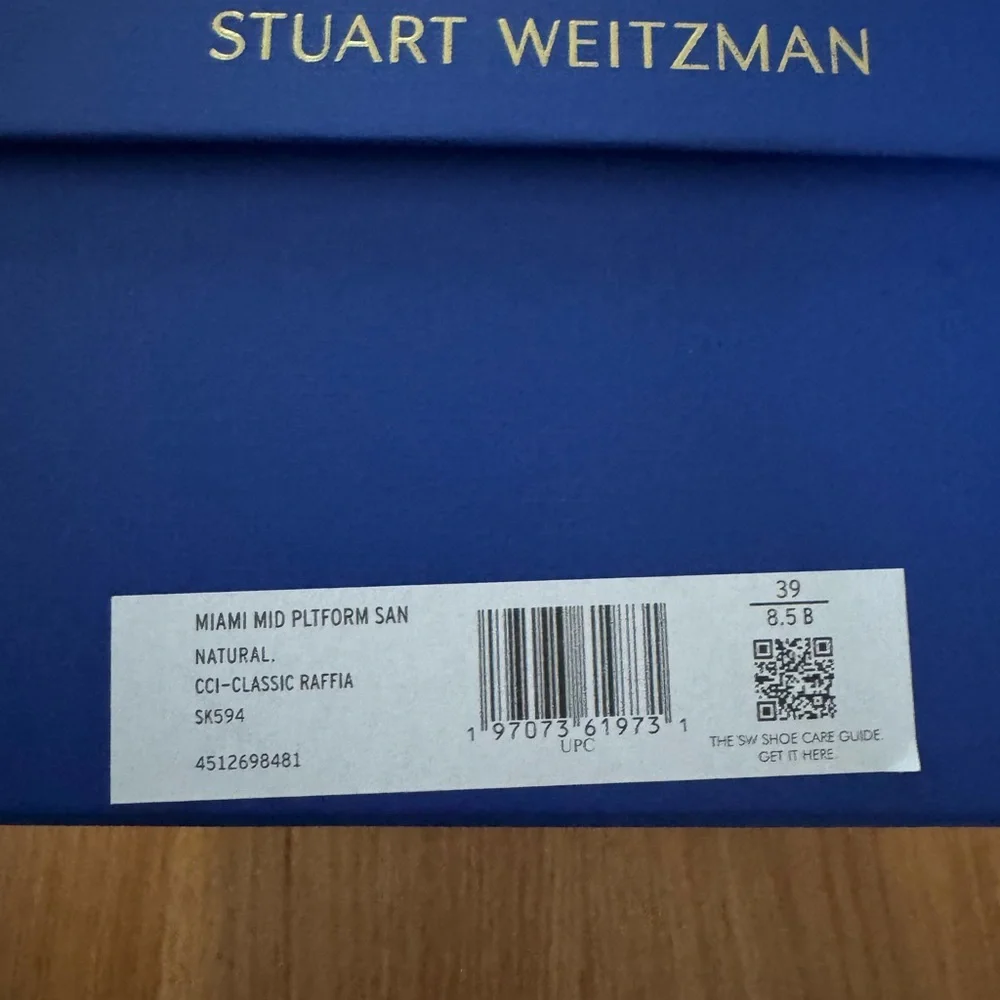 Stuart Weitzman Miami Platform Sandals Ankle Strap Heels - Picture 5 of 8